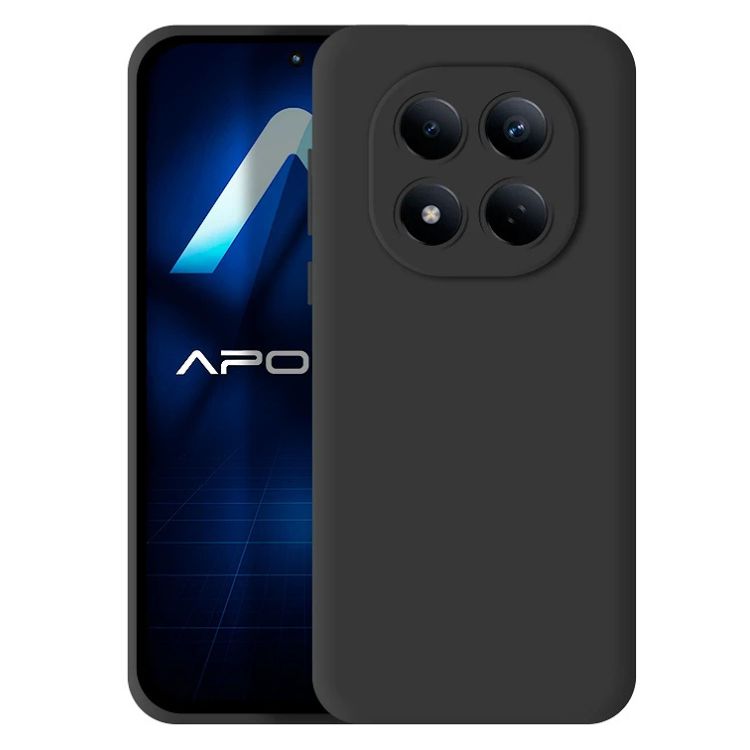 T-K Silikonhülle Xiaomi Redmi Note 15 Pro+ Schwarz