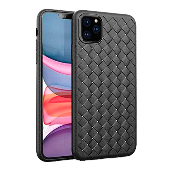 DEVIA iPhone 11 Pro Woven Pattern Hülle Schwarz