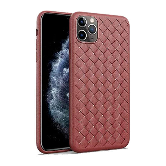 Capa Woven Pattern DEVIA iPhone 11 Pro Vermelho