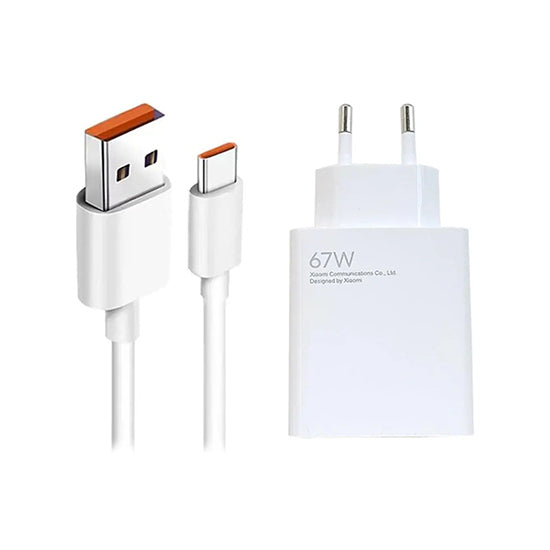 Carregador Xiaomi Charging Combo 67W USB c/ Cabo