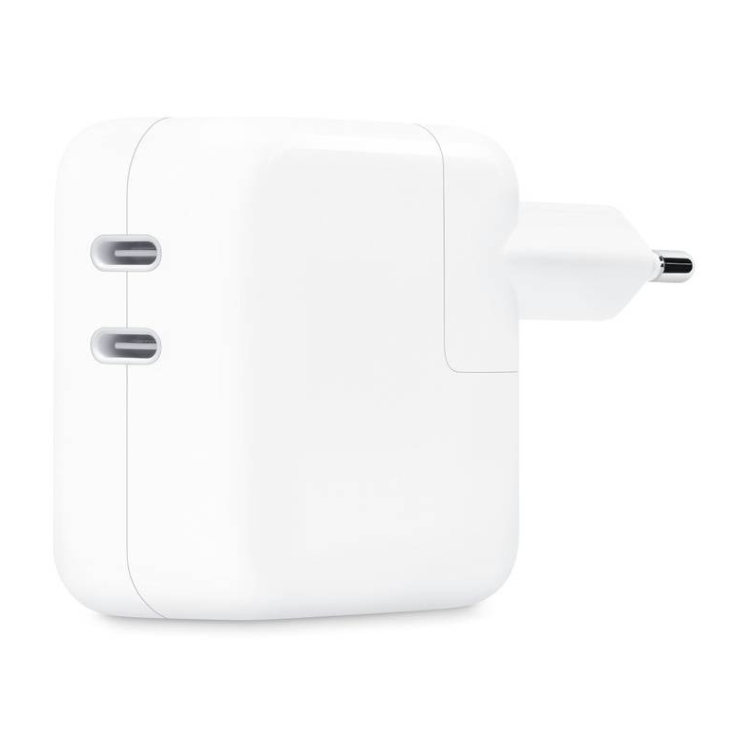 Carregador Apple 35W MW2K3ZM/A Dual USB-C Branco