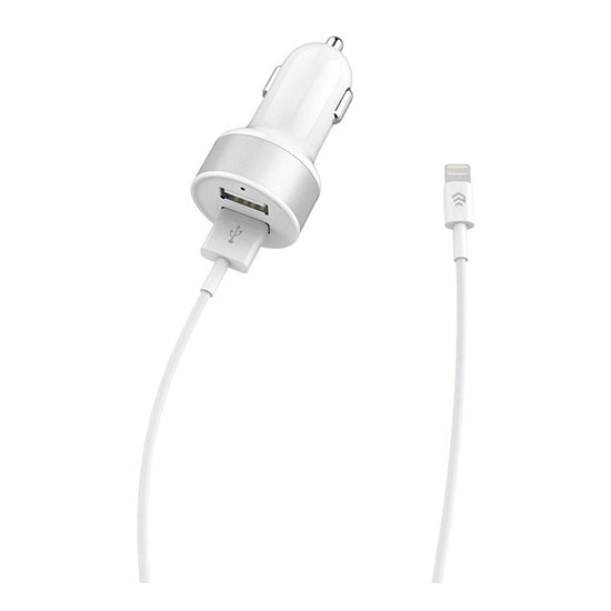DEVIA 2X USB Kfz-Ladegerät + Lightning-Datenkabel
