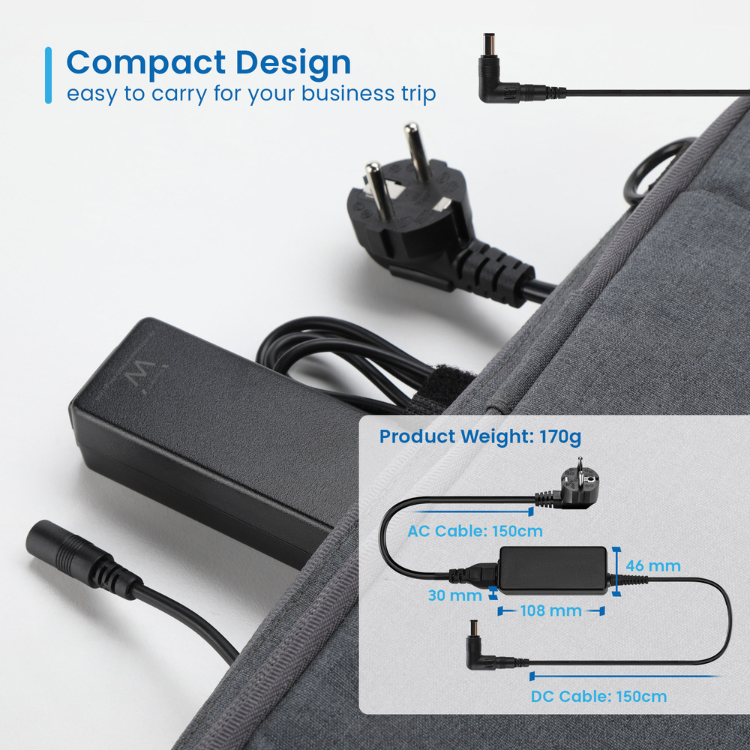 Ewent Notebook Auto-Ladegerät 45 W 8 Stecker