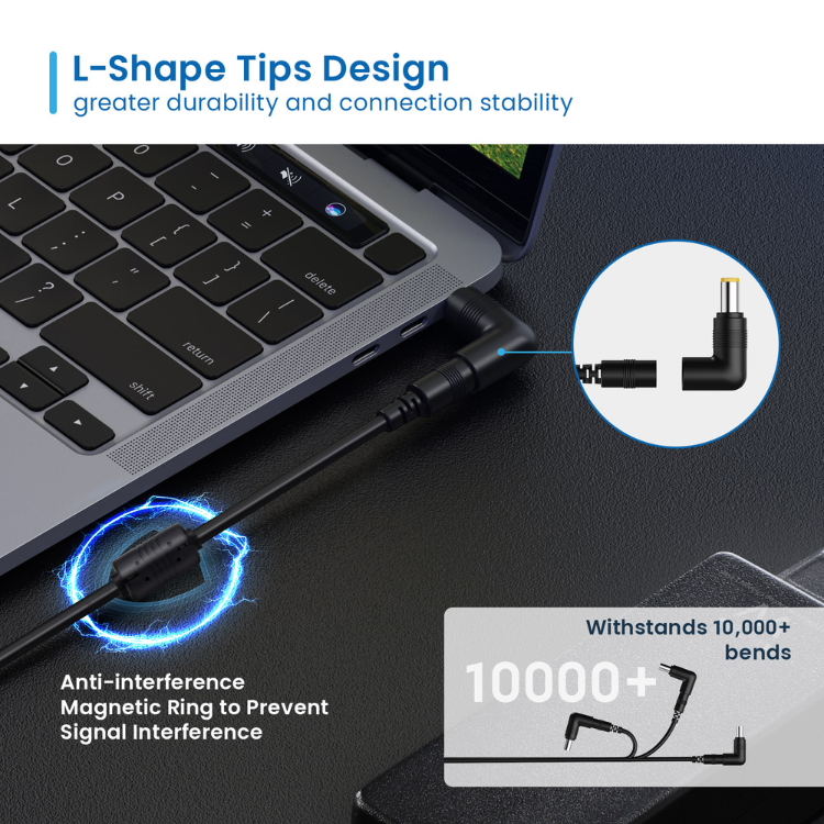Ewent Notebook Auto-Ladegerät 45 W 8 Stecker