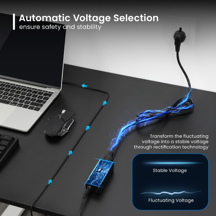 Ewent Notebook Auto-Ladegerät 45 W 8 Stecker