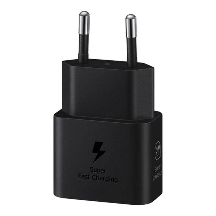 Carregador Samsung Fast Charging 25W + Cabo USB-C Preto