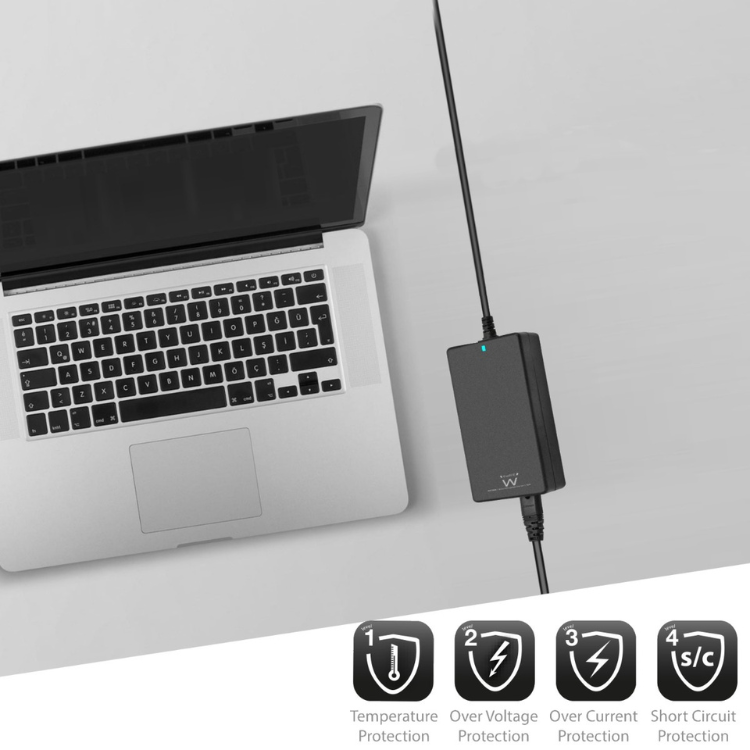 Carregador de Portátil Universal Ewent 65W
