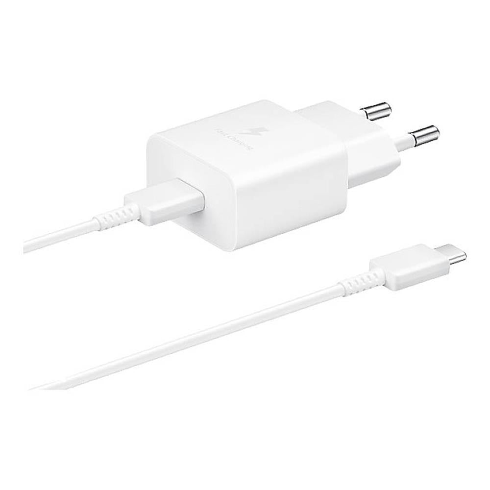 Carregador Samsung 15W + Cabo USB-C Branco