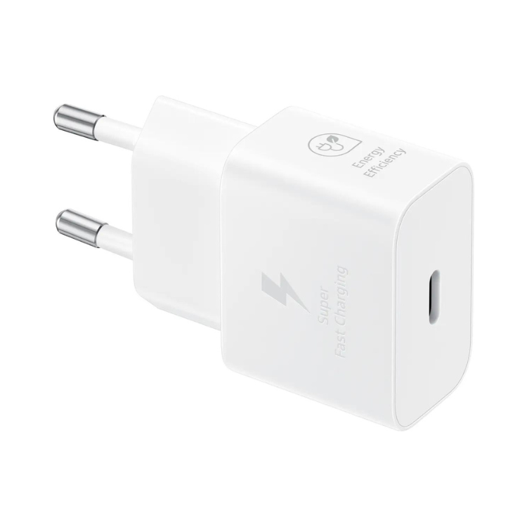 Carregador Samsung FastCharging EP-T2510 25W + Cabo USB-C White