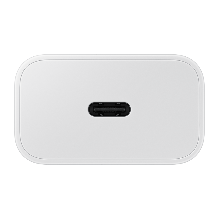 Carregador Samsung Fast Charging 25W USB-C Branco.