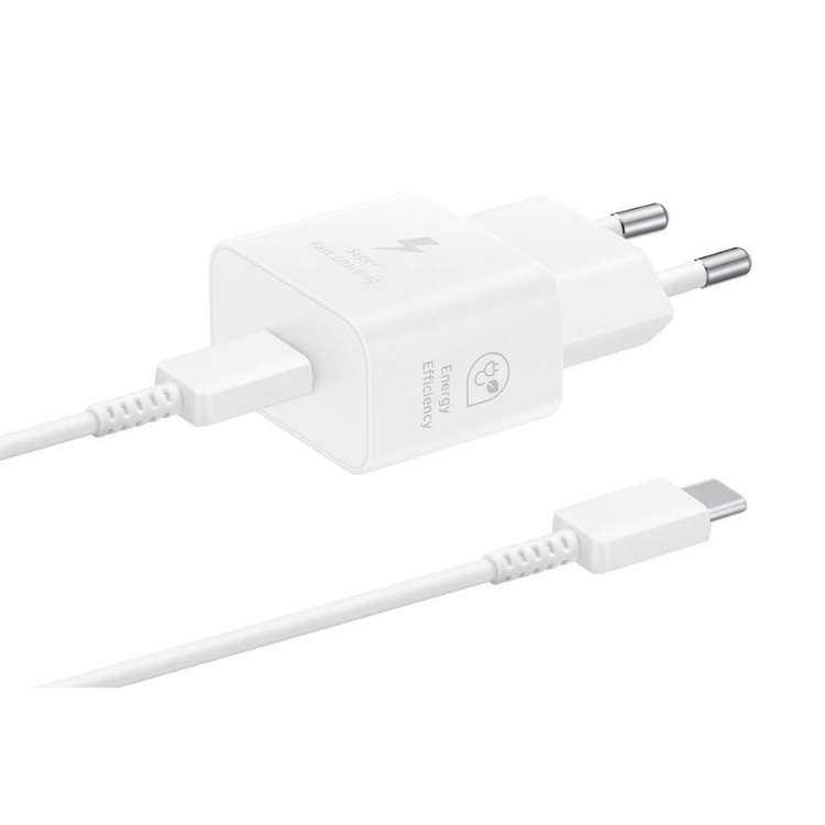 Samsung FastCharging EP-T2510 25W Ladegerät + USB-C Kabel Weiß