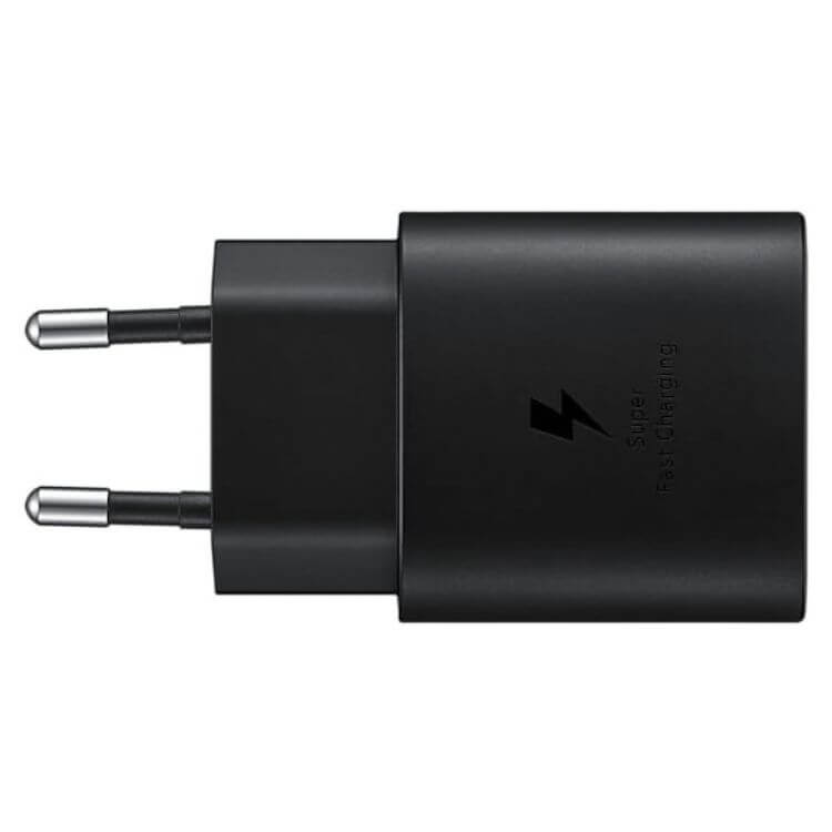 Carregador Samsung Fast Charging USB-C 25W PD EP-TA800 Preto