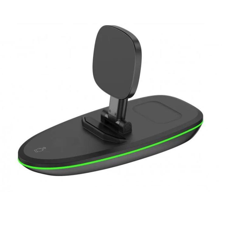 Carregador Wireless Charger Rixus RXWC43 3-1 Preto