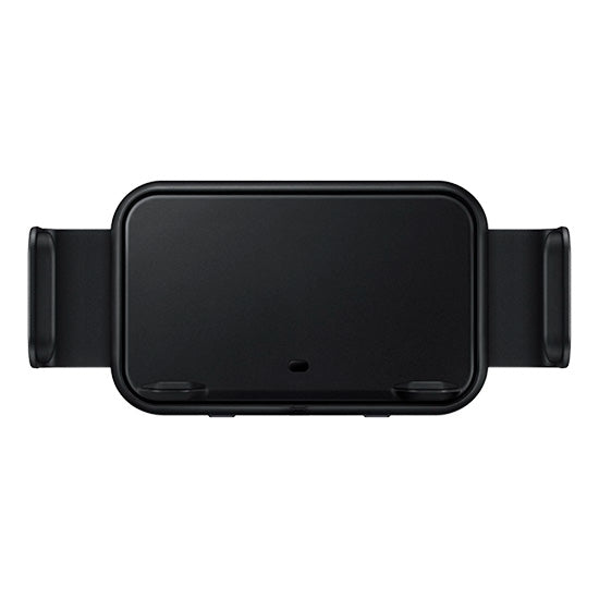Carregador wireless de carro Samsung EP-H5300 preto com suporte ativo.