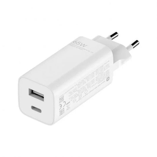 Xiaomi Mi Fast Charger mit GaN-Technologie 65W USB + USB-C, weiß