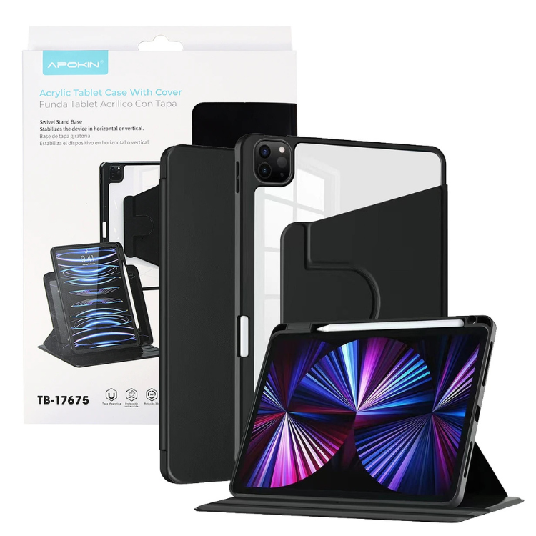 T-K Flip Cover Xiaomi Pad 6 Schwarz