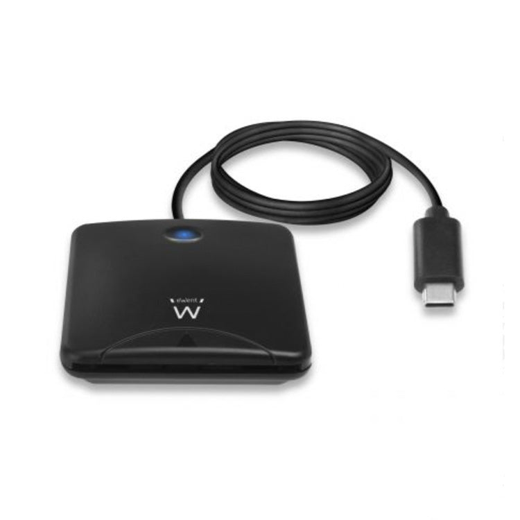 Ewent USB-C Kartenleser für den portugiesischen Personalausweis, Schwarz