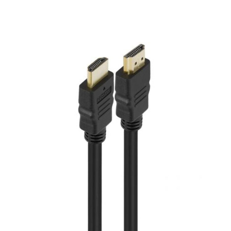 Black Ewent HDMI cable with gold connectors, 3m.