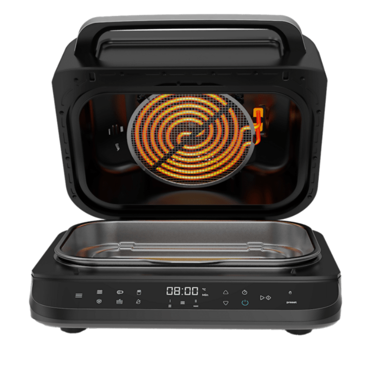 Fritadeira Cecotec Air Fryer Cecofry FireDome 6000 Grill 6L 2400W Preto