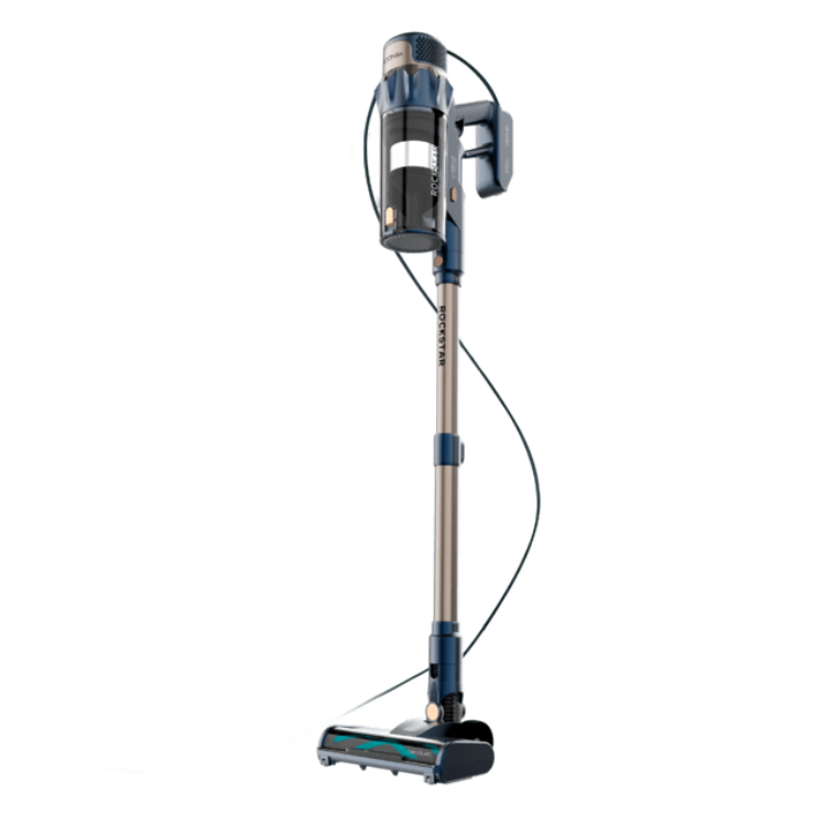 Cecotec Conga Rockstar 800 upright vacuum, 500W, black and silver.