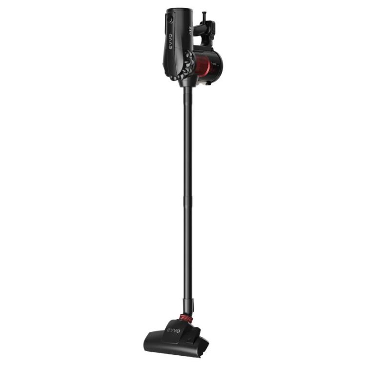Cecotec Evvo A12 upright vacuum cleaner, black and red, 600W.
