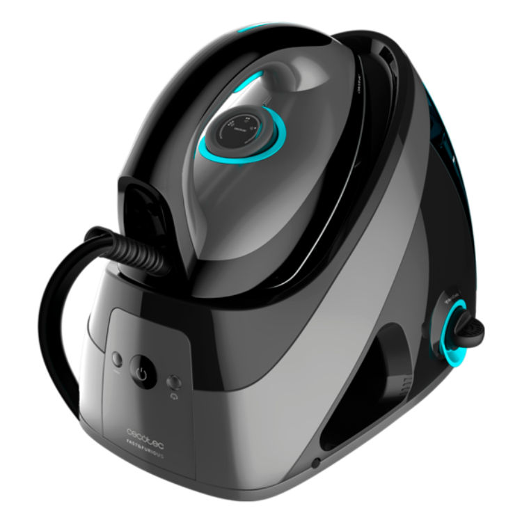 Ferro com caldeira Cecotec Fast&Furious 8040 Absolute preto 2400W.