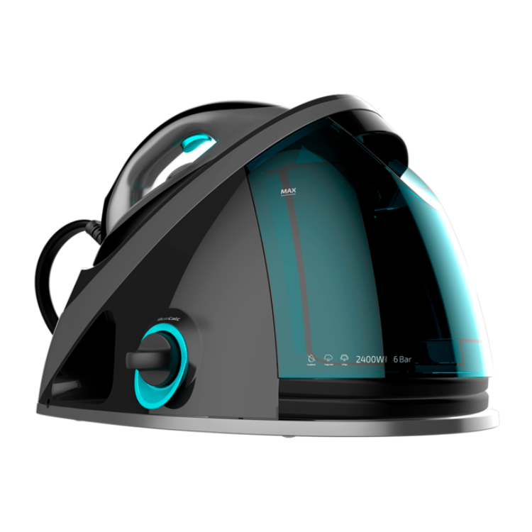 Ferro com caldeira Cecotec Fast&Furious 8040 Absolute preto 2400W.