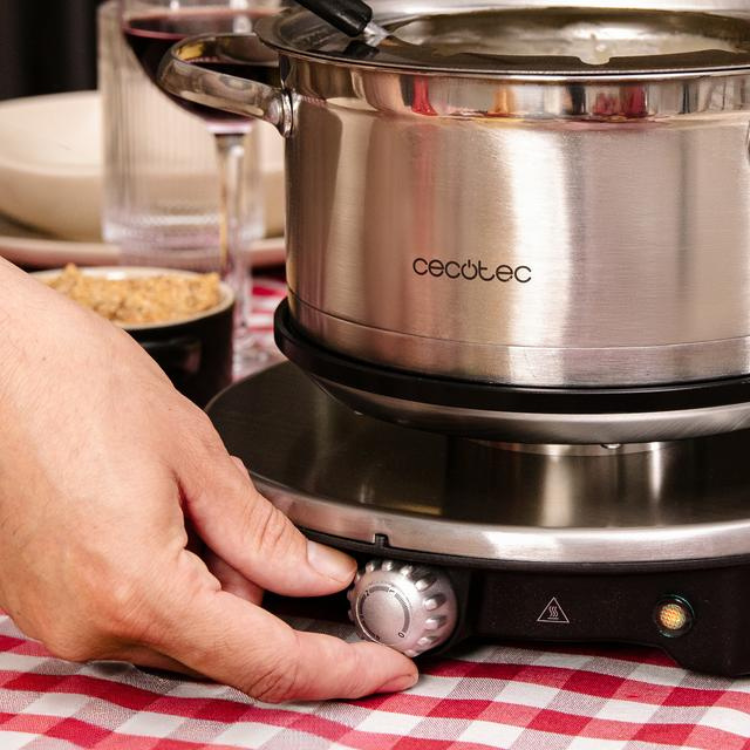 Fondue Elétrico c/ 8 Espetos Cecotec Fun Gourmet Fondue Advance 1500W