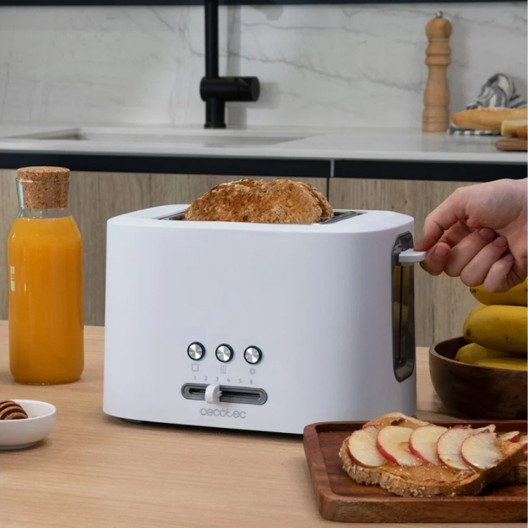Torradeira Cecotec ToastTaste 9000 Double 1000W Branco