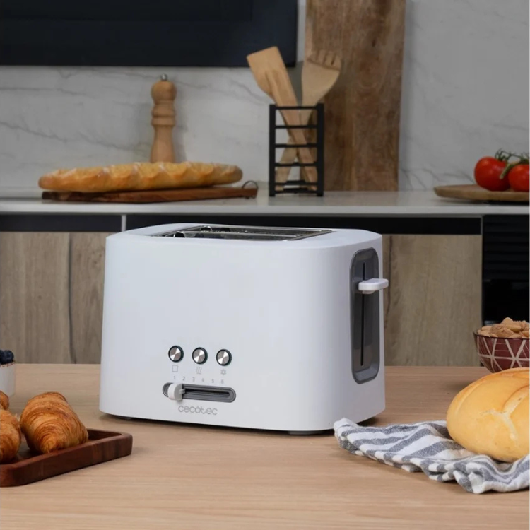 Torradeira Cecotec ToastTaste 9000 Double 1000W Branco