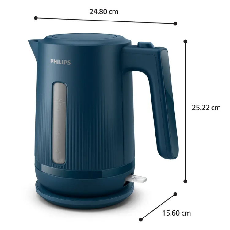 Philips Wasserkocher HD9411/70 2200W 1,7L Blau