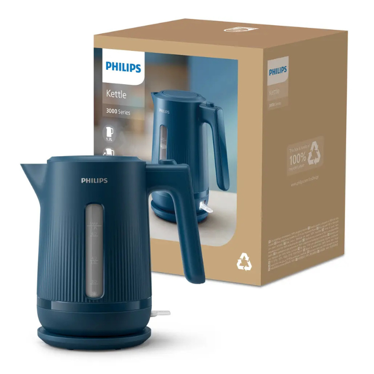 Philips Wasserkocher HD9411/70 2200W 1,7L Blau