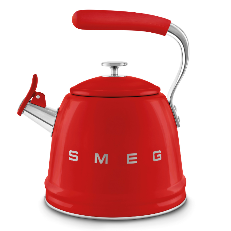Chaleira Smeg Anni 50 2,3L Vermelho