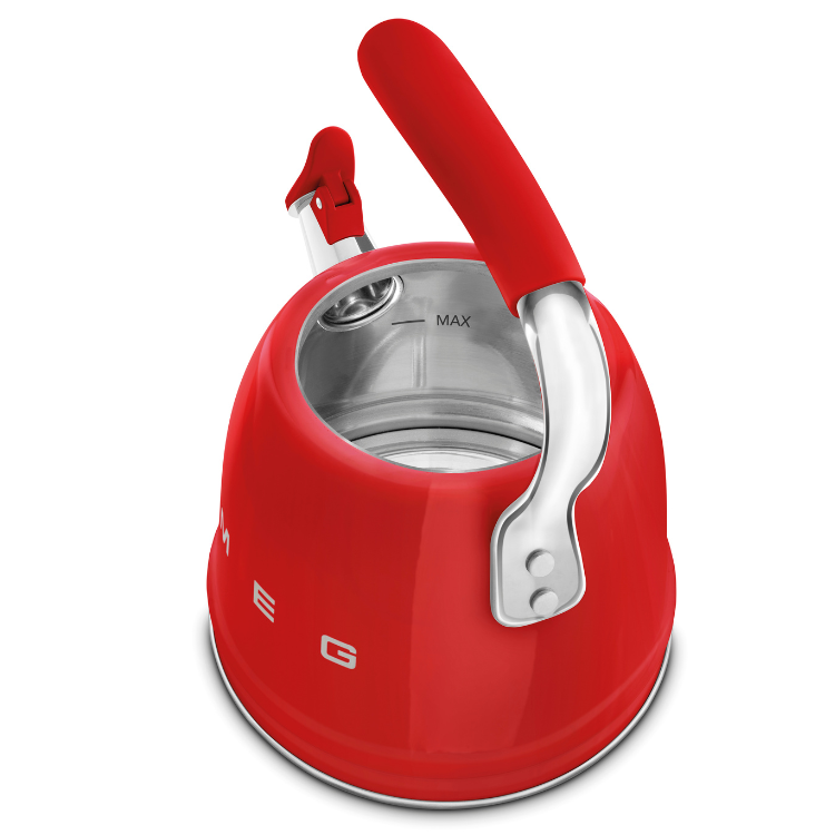 Chaleira Smeg Anni 50 2,3L Vermelho
