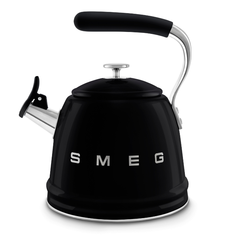 Wasserkocher Smeg 50er Jahre Retro-Stil 2,3L Schwarz