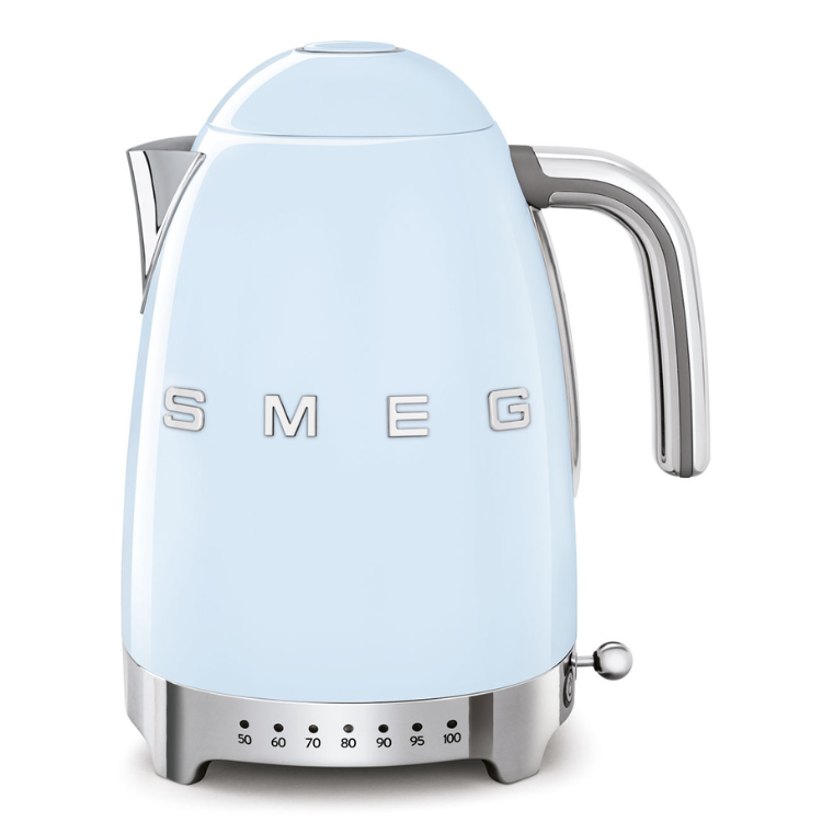 Chaleira Elétrica Smeg Anni 50 1,7L Temperatura Variável Azul