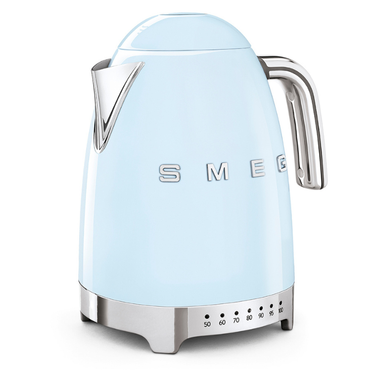 Chaleira Elétrica Smeg Anni 50 1,7L Temperatura Variável Azul