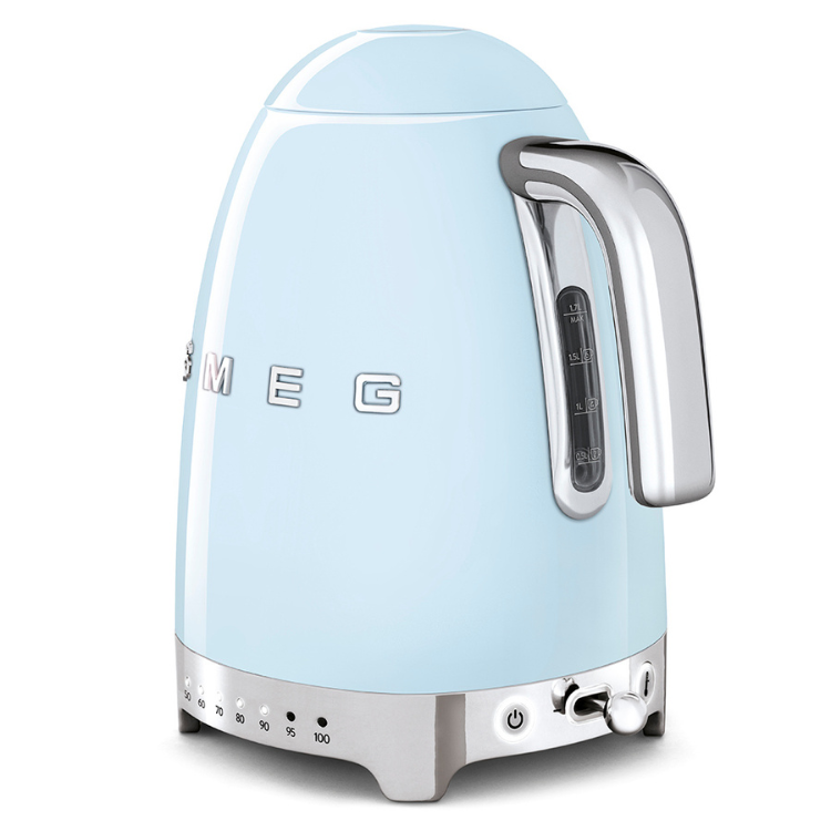 Chaleira Elétrica Smeg Anni 50 1,7L Temperatura Variável Azul