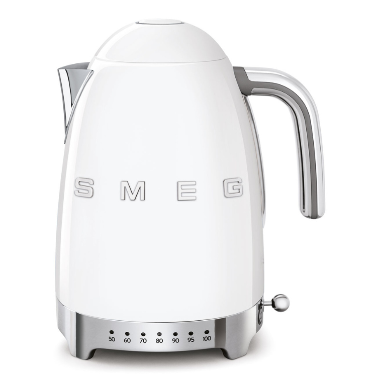 SMEG Wasserkocher 50er Jahre 1,7l Variable Temperatur Weiß