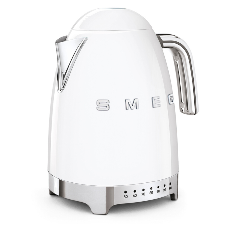 SMEG Wasserkocher 50er Jahre 1,7l Variable Temperatur Weiß