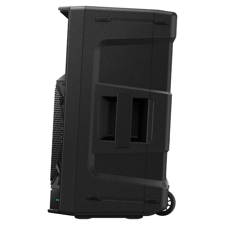 AlphaTheta WAVE-EIGHT portable DJ speaker, 8-inch, black, rear view.
