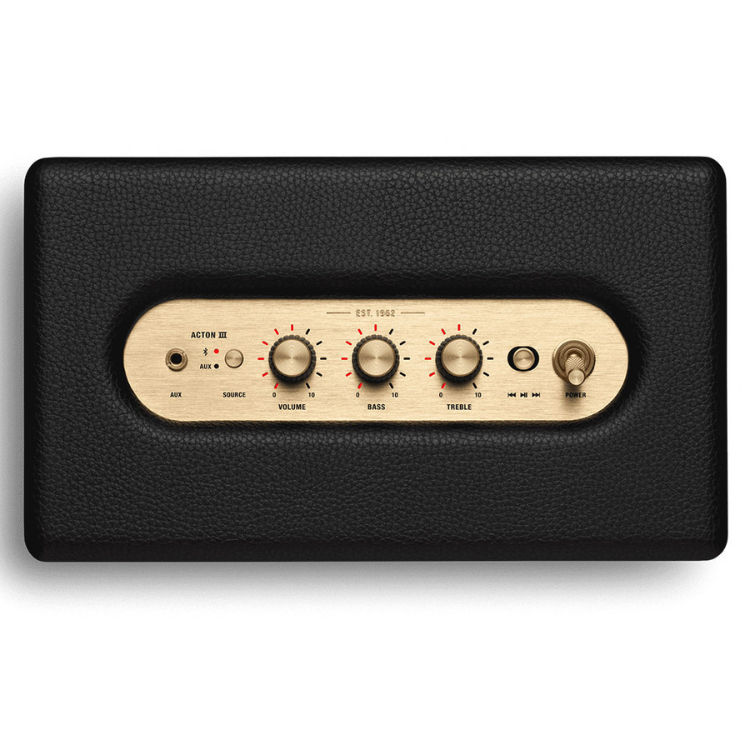Coluna Marshall Acton III Preto