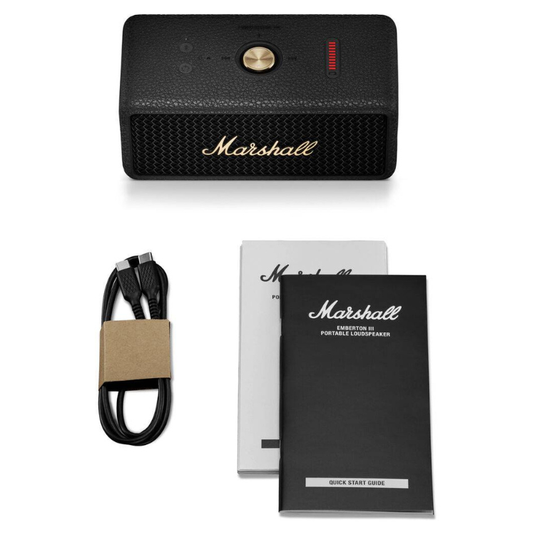 Coluna Portátil Marshall Emberton III Bluetooth Preto