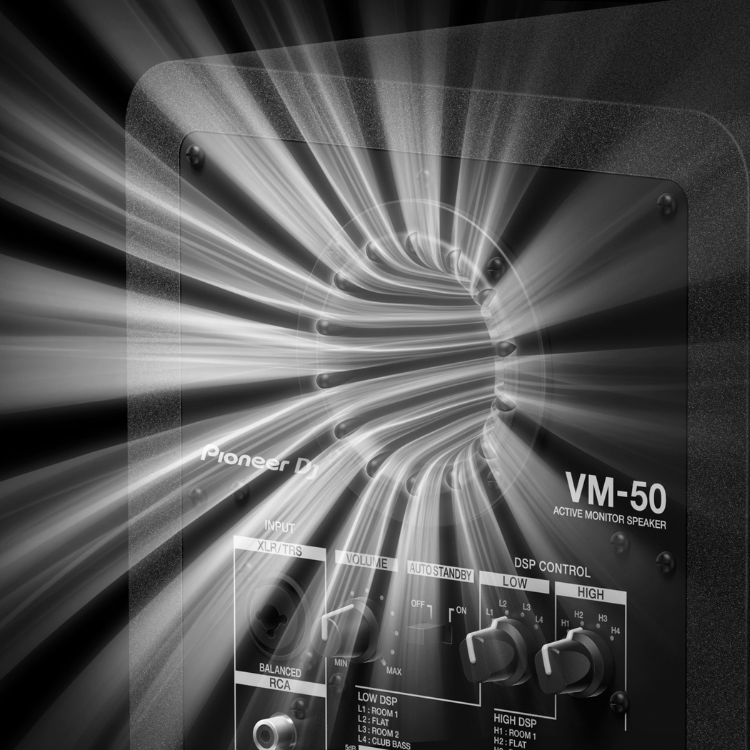 PioneerDJ VM-70 6.5" 100W Monitorlautsprecher, Stück