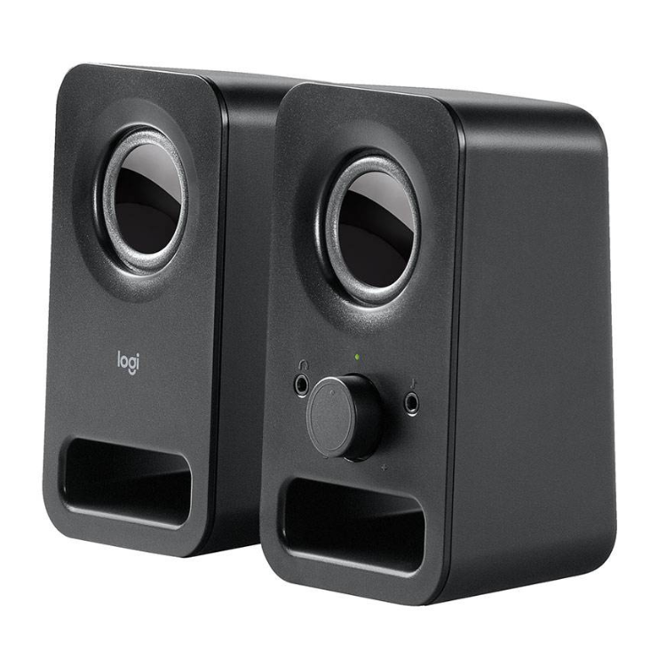 Colunas Logitech Z150 Compact Stereo 2.0 6W Peak / 3W RMS Preto