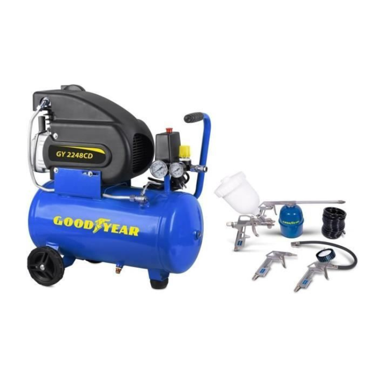 Compressor Elétrico Goodyear 2HP 24L GY2248CD