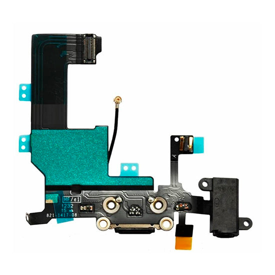 Conetor Carga iPhone 5C - Preto