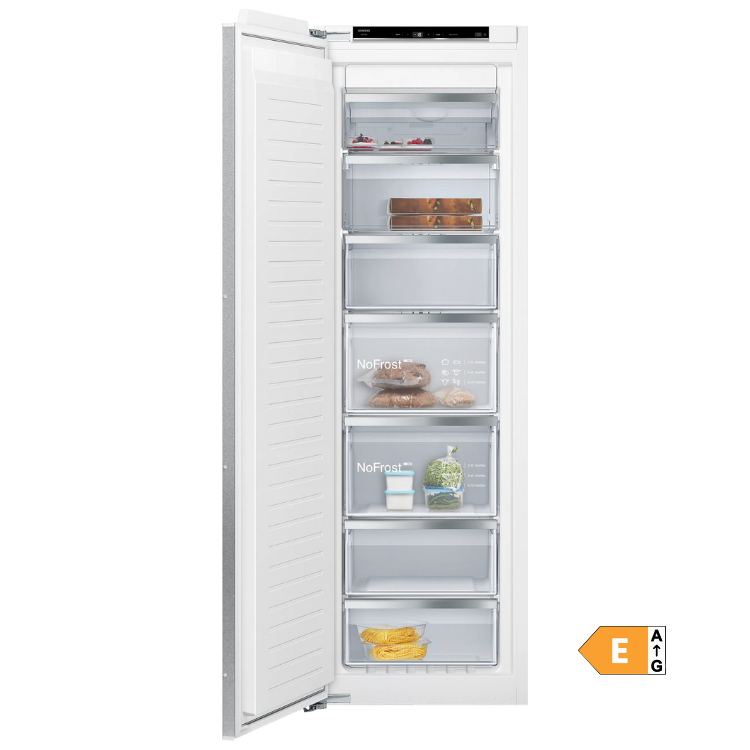 Arca Congeladora Vertical de Encastre Siemens GI81NACE0 212L Branco