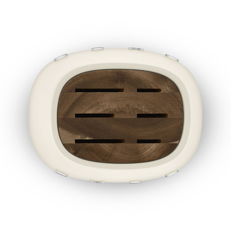 6-teiliges Messerset Smeg 50's Style Creme