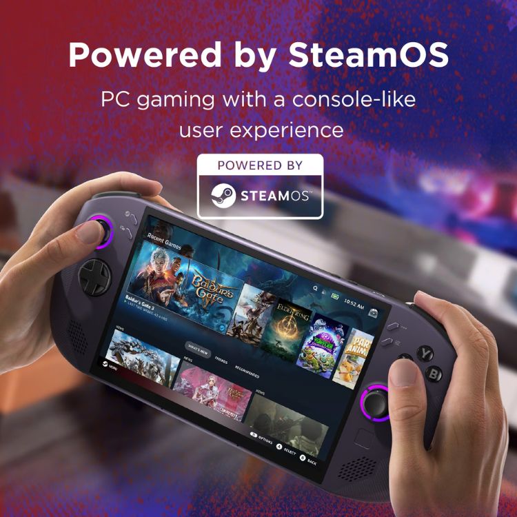 Consola Portátil Lenovo Legion GO S 8APU1-369 8.0" Ryzen Z1 Extreme 16GB/1TB SteamOS Nebula Roxo